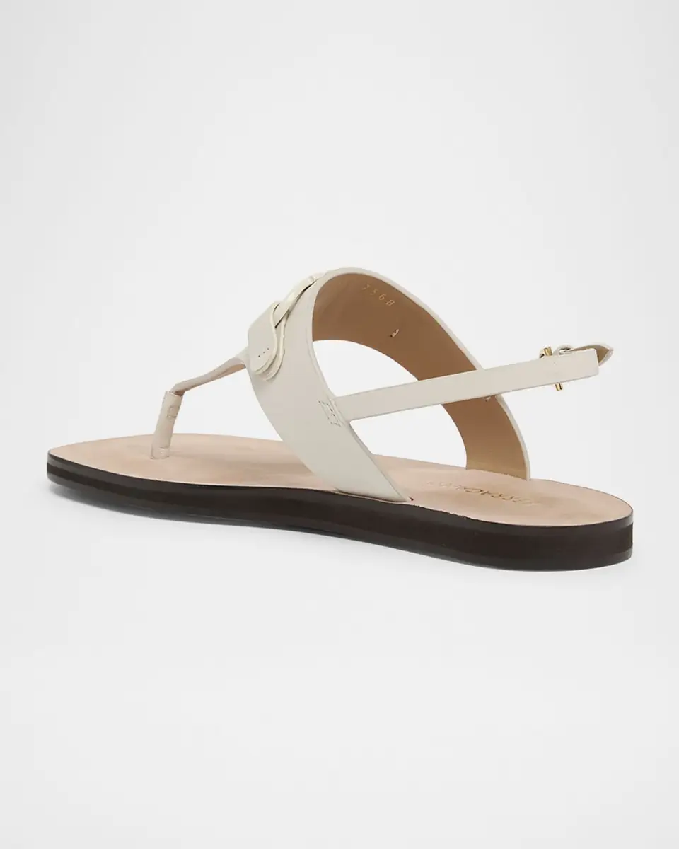 Ferragamo Siriana Gancio Leather Thong Sandals | Thumbnail 2 Ferragamo Siriana Gancio Leather Thong Sandals | Thumbnail 2
