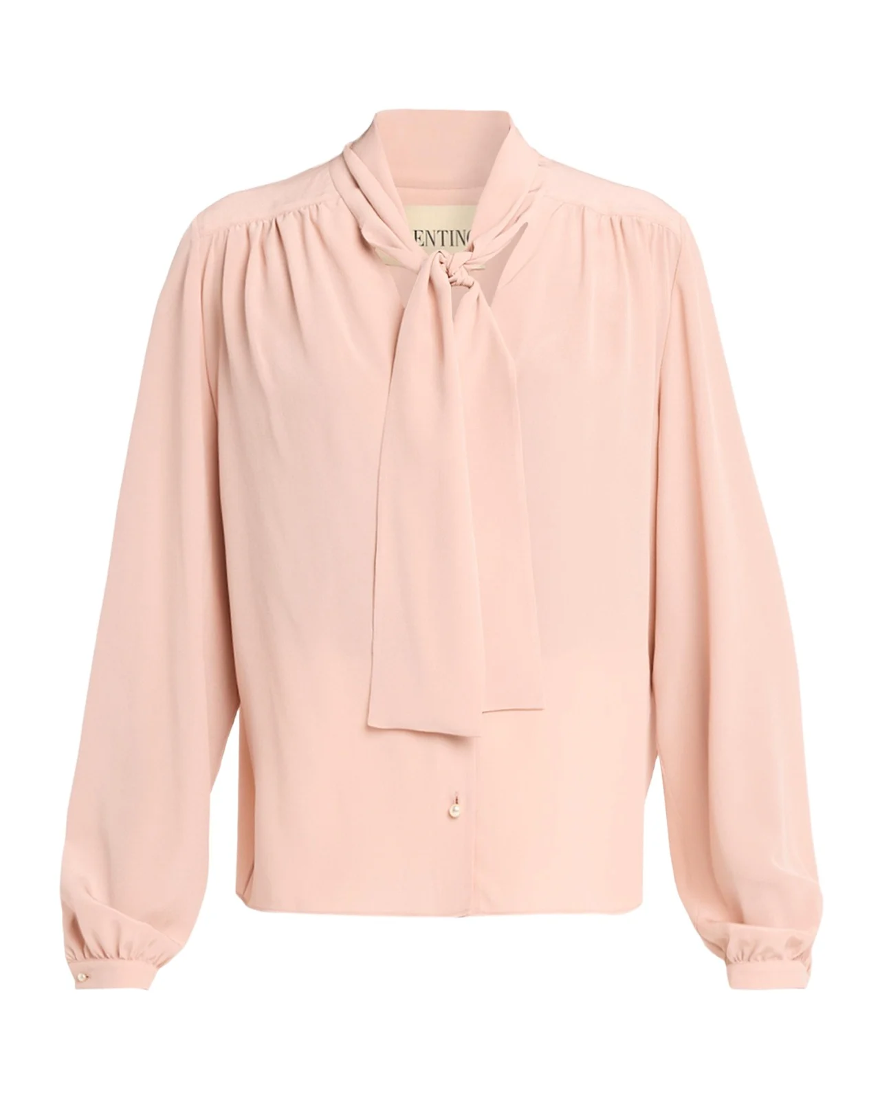 Neck Scarf Silk Crepe Shirt Neck Scarf Silk Crepe Shirt