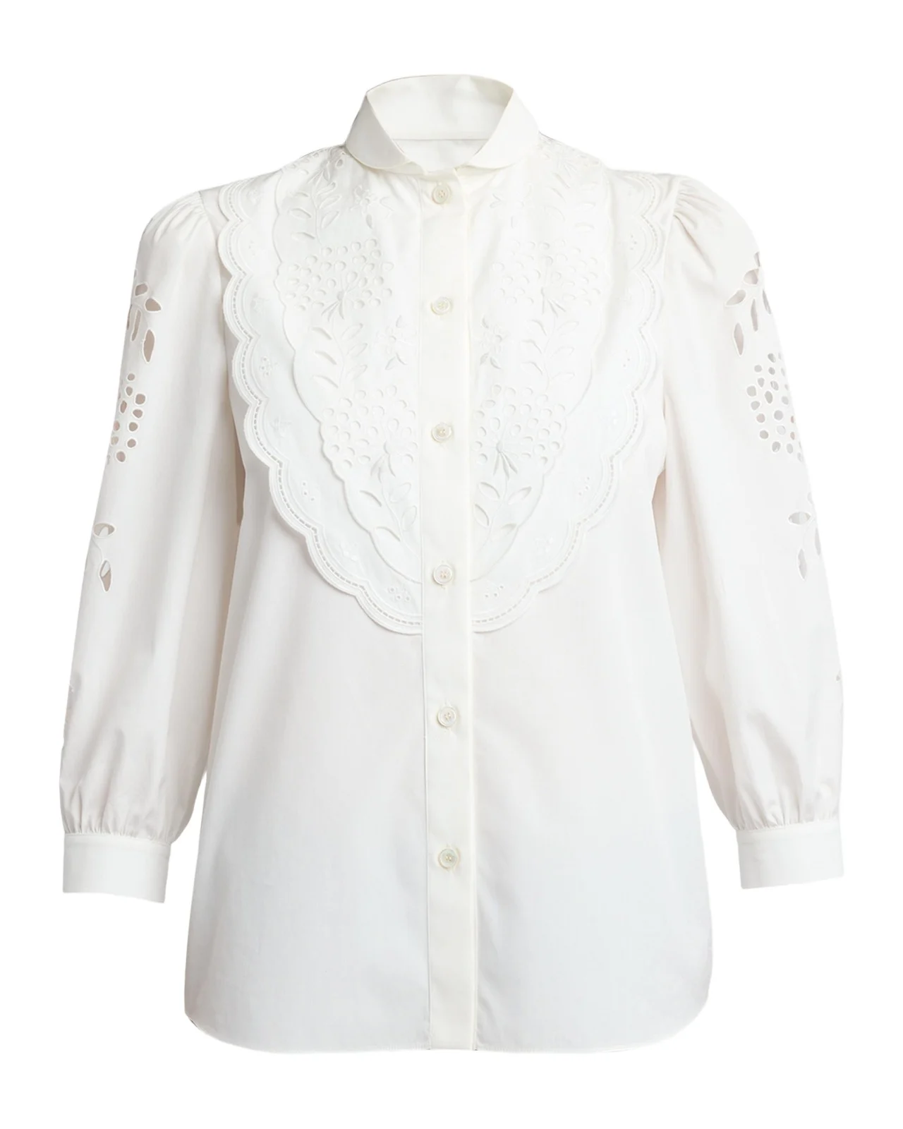 Broderie Anglaise Poplin Button-Down Shirt Broderie Anglaise Poplin Button-Down Shirt