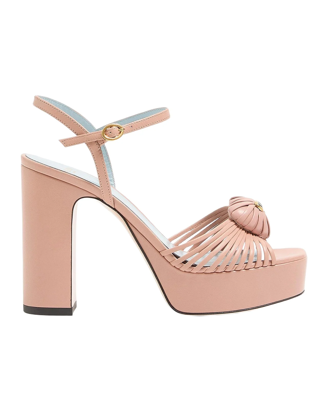 Valentino Garavani 115mm VLogo Leather Platform Sandals