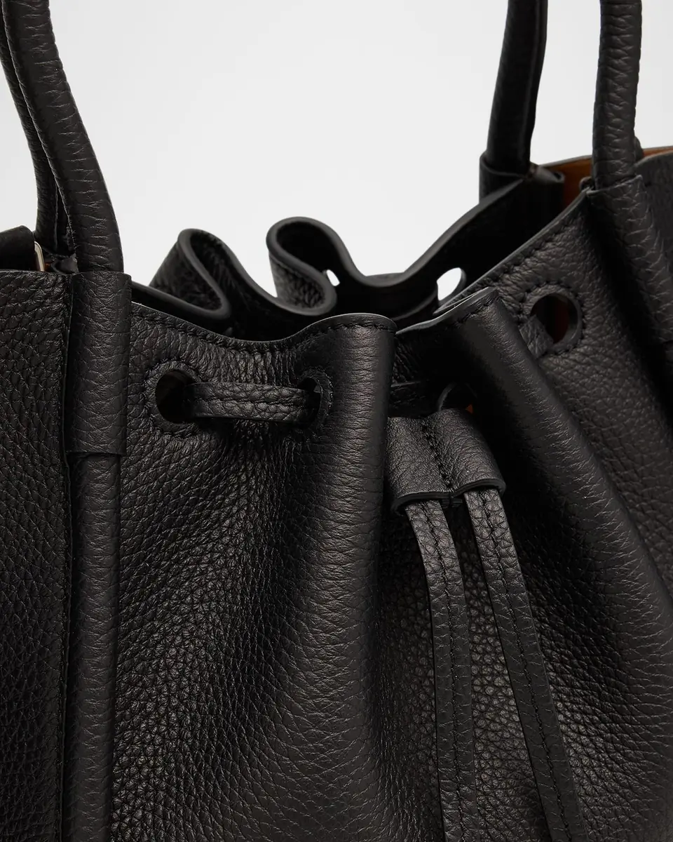 Proenza Schouler Small Ruched Leather Tote Bag | Thumbnail 4 Proenza Schouler Small Ruched Leather Tote Bag | Thumbnail 4