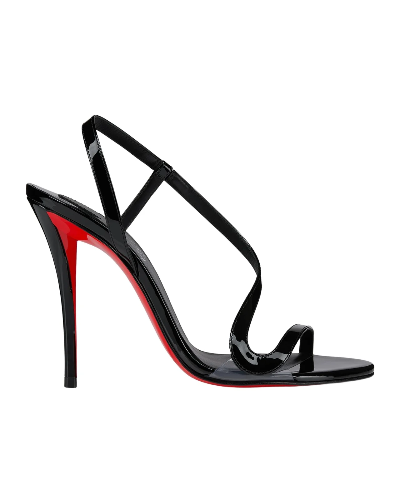 100mm Rosa Z Patent Leather Sandals