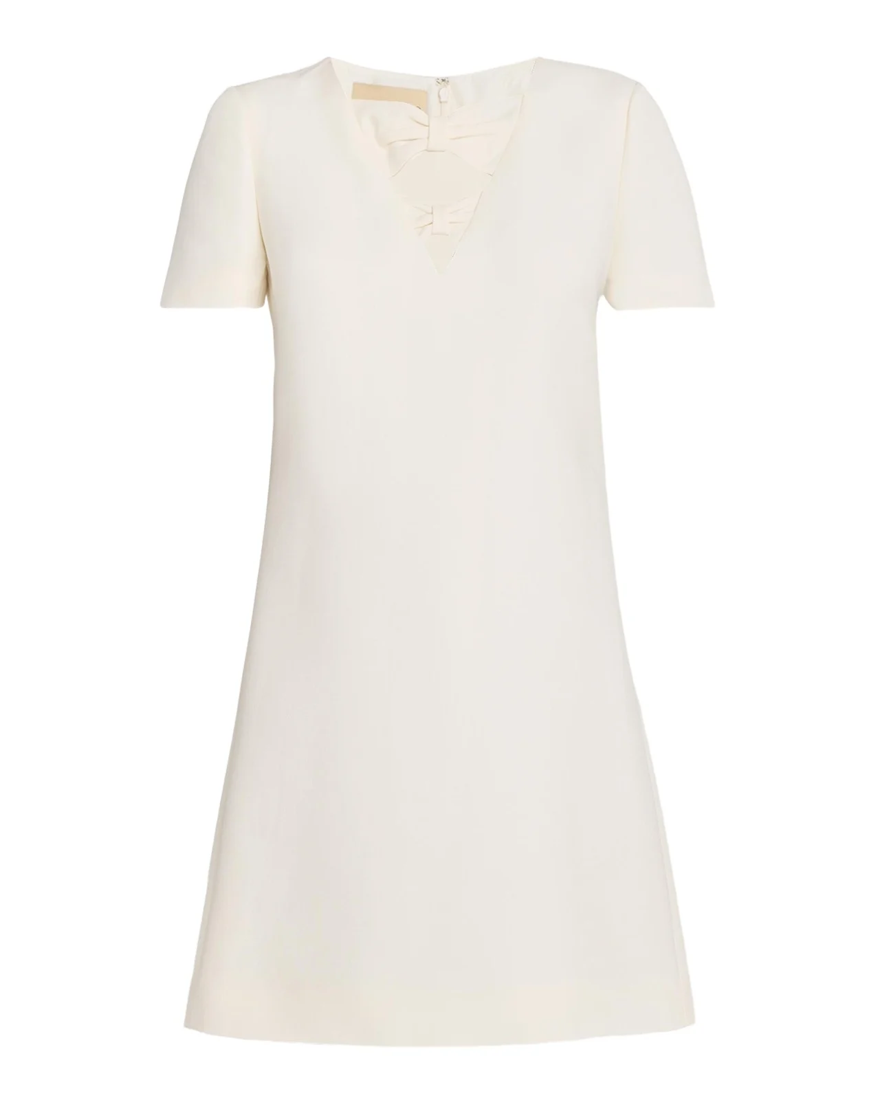 Bow Cutout Short-Sleeve Mini Dress Bow Cutout Short-Sleeve Mini Dress