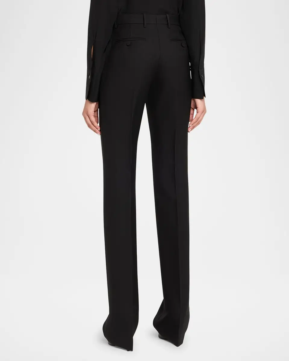 Tom Ford Wool-Blend Straight-Leg Pants | Thumbnail 3 Tom Ford Wool-Blend Straight-Leg Pants | Thumbnail 3