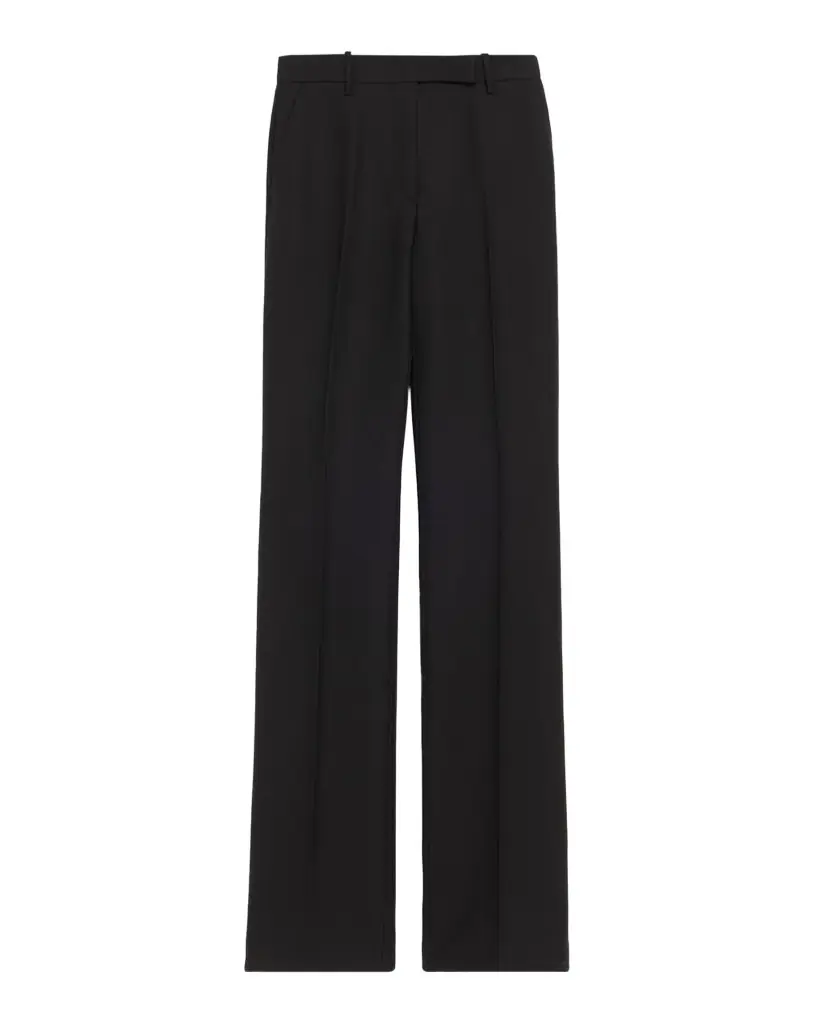 Wool-Blend Straight-Leg Pants Wool-Blend Straight-Leg Pants