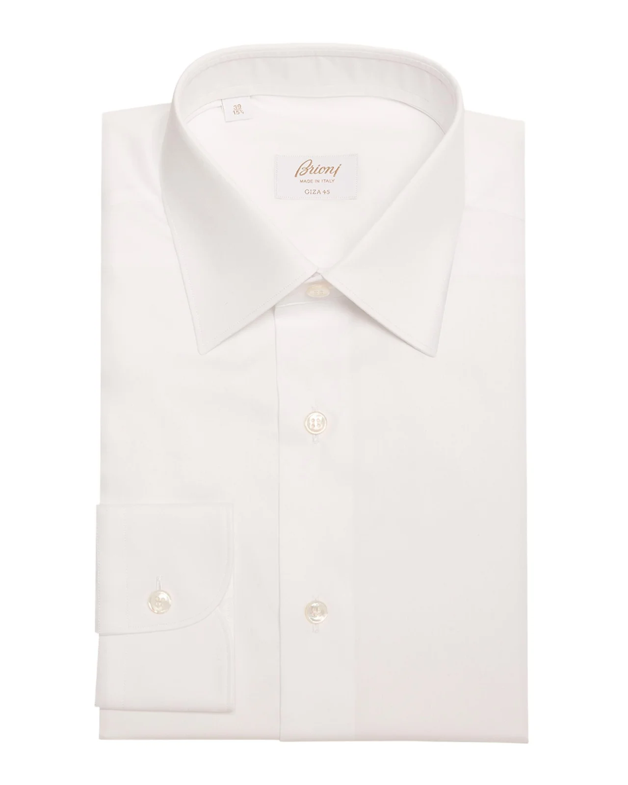 Brioni Men's Brew Giza 45 Cotton Twill Dress Shirt