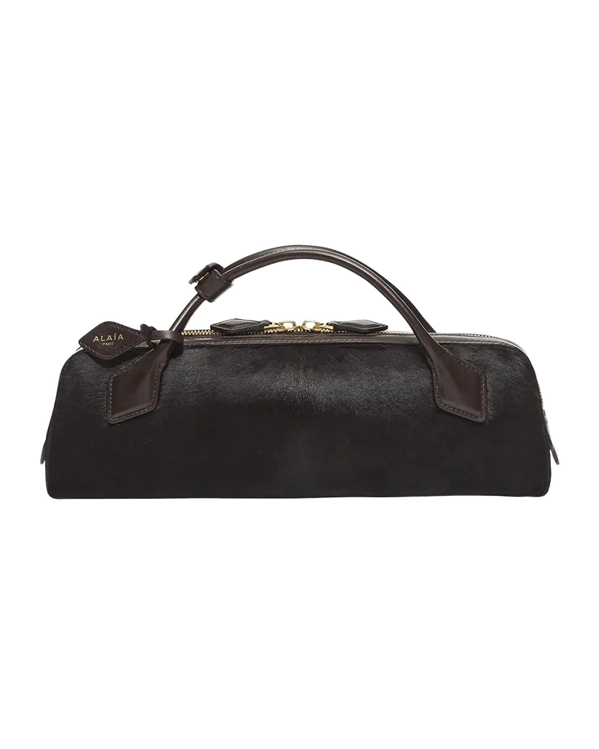 Elongated Calf Hair Clutch Bag
