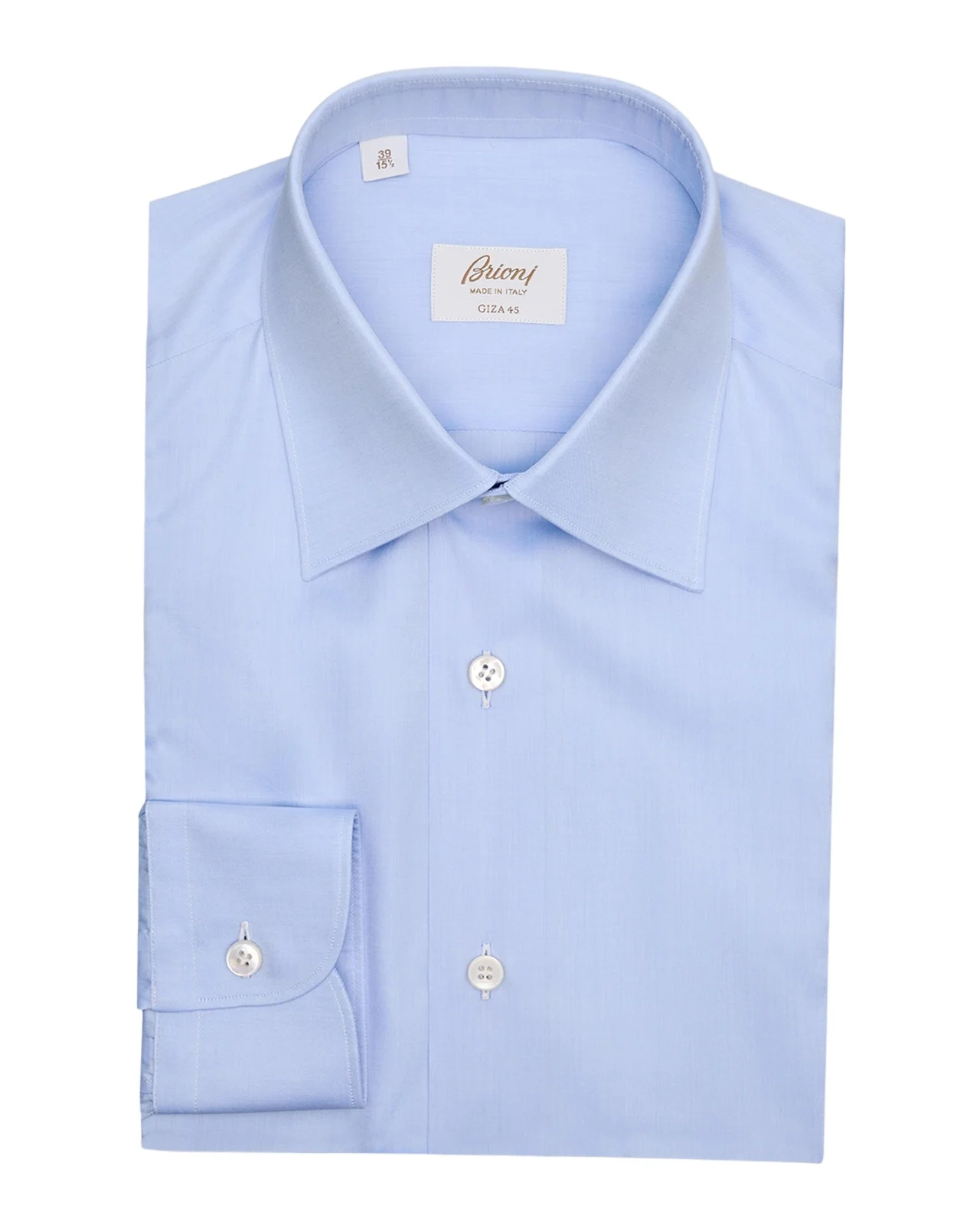 Brioni Men's Brew Giza 45 Cotton Twill Dress Shirt