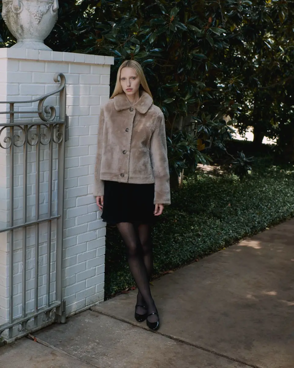 Yves Salomon Short Lamb Shearling Jacket | Thumbnail 4