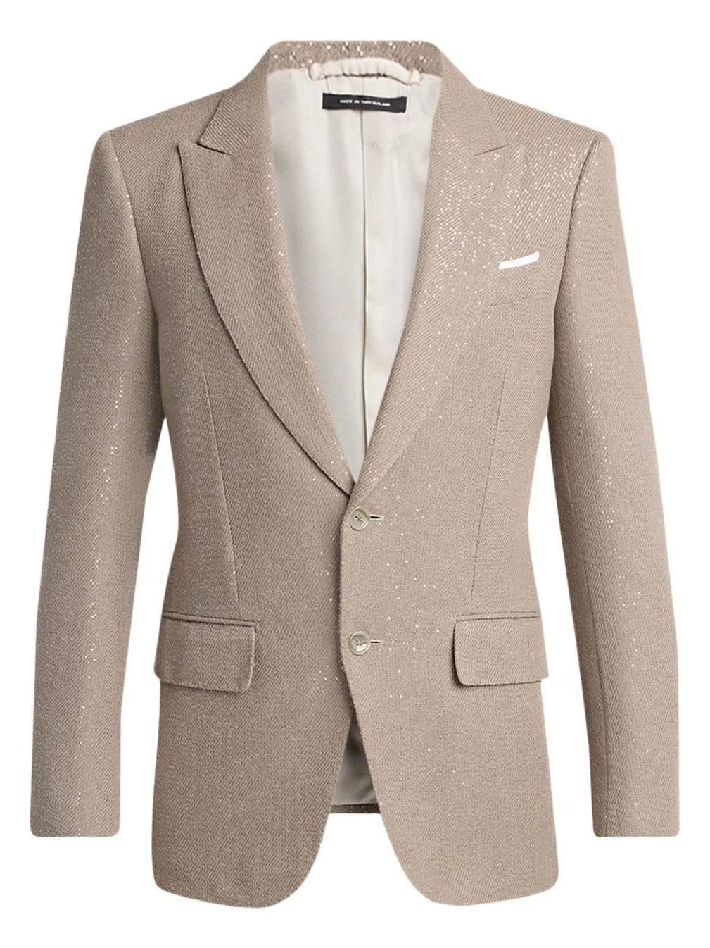 Tom Ford Men's Sequin Boucle Peak Lapel Sport Coat