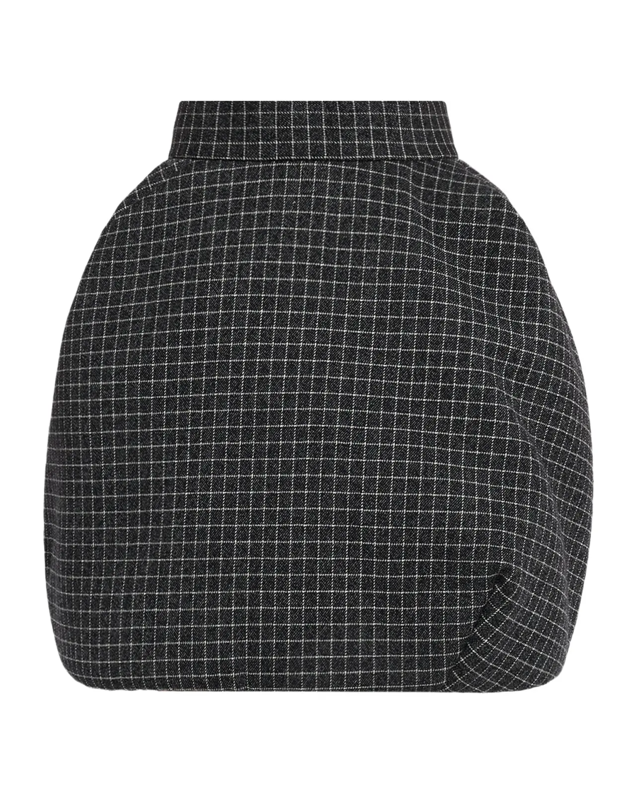 Windowpane Check Padded Bubble Skirt Windowpane Check Padded Bubble Skirt