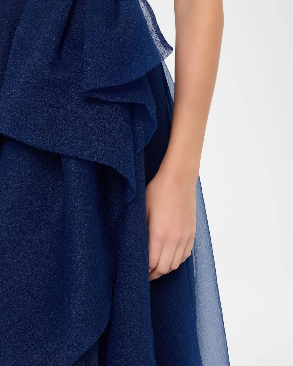 THEIA Teresa Draped Strapless Gown | Thumbnail 5 THEIA Teresa Draped Strapless Gown | Thumbnail 5