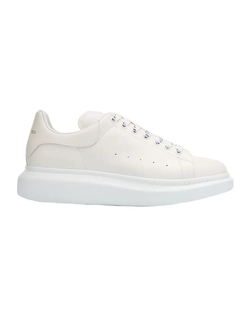 Alexander McQueen Men's Leather Oversized Sneakers