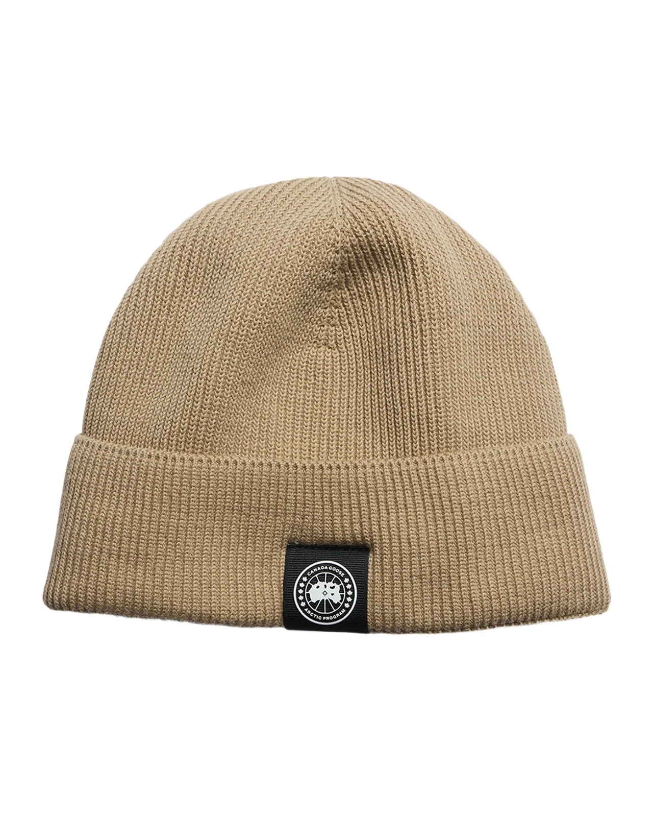 Canada Goose Men's Rib-Knit Cotton Beanie