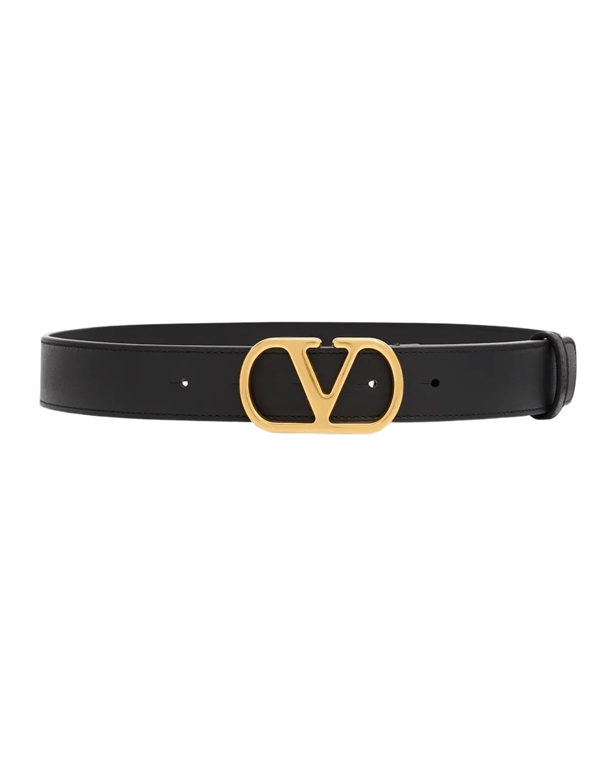 VLogo Signature Leather Belt, 30mm