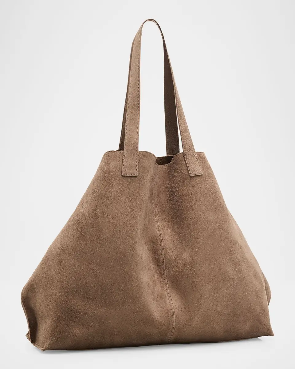 Akris Ai Medium Suede Tote Bag | Thumbnail 2 Akris Ai Medium Suede Tote Bag | Thumbnail 2