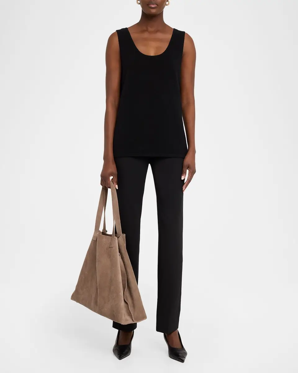 Akris Ai Medium Suede Tote Bag | Thumbnail 4 Akris Ai Medium Suede Tote Bag | Thumbnail 4