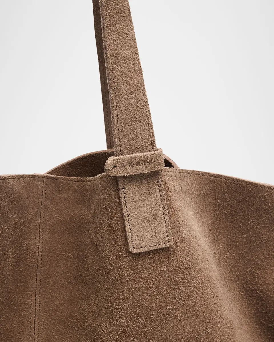 Akris Ai Medium Suede Tote Bag | Thumbnail 5 Akris Ai Medium Suede Tote Bag | Thumbnail 5