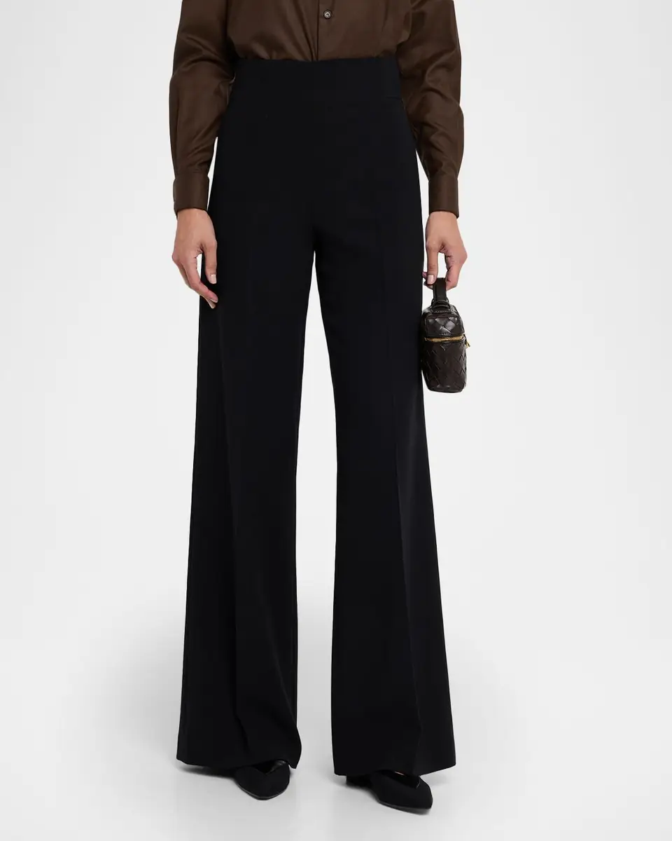Akris Double-Face Wool Bootcut Trousers | Thumbnail 4 Akris Double-Face Wool Bootcut Trousers | Thumbnail 4