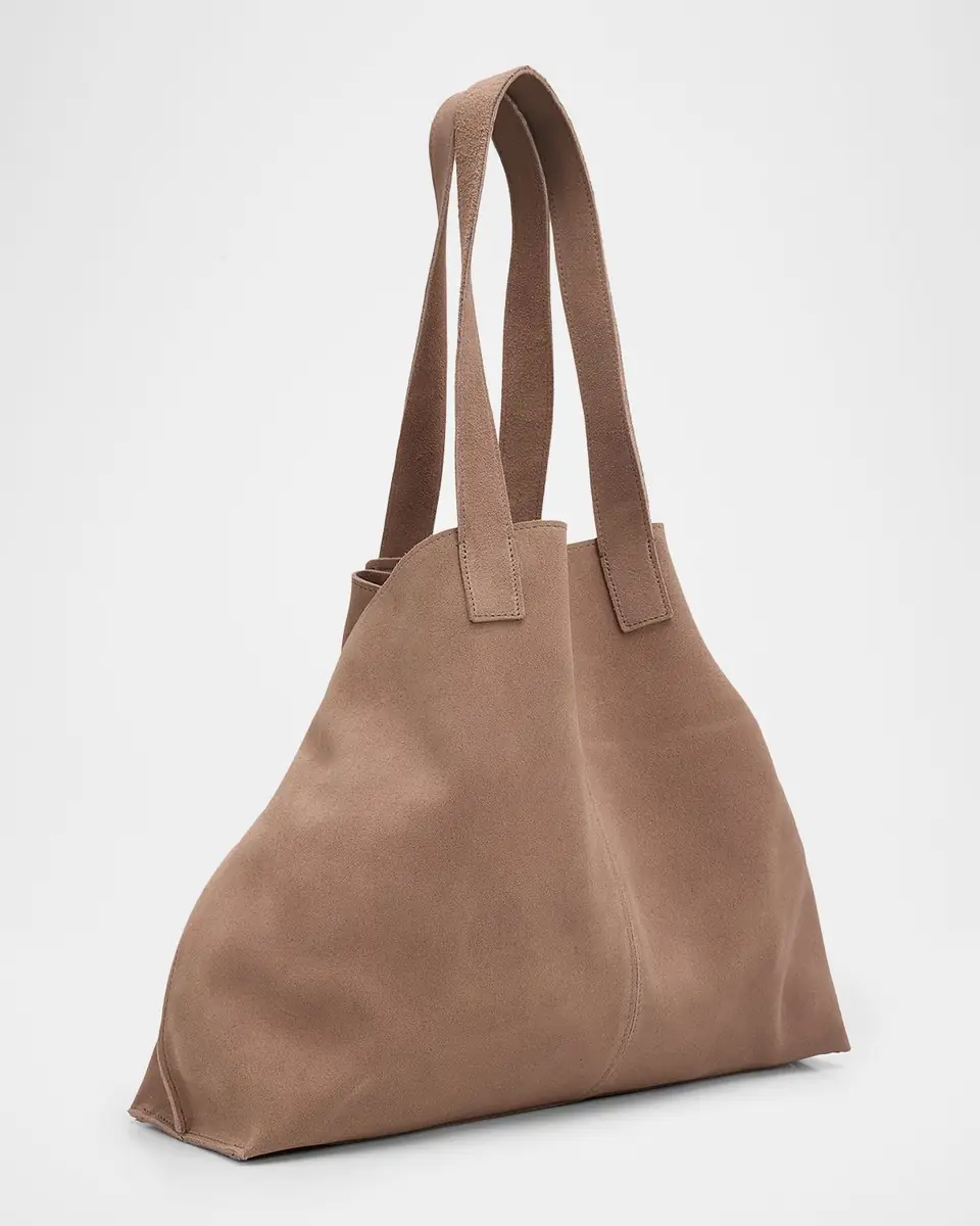 Akris Ai Large Slouchy Suede Tote Bag | Thumbnail 3 Akris Ai Large Slouchy Suede Tote Bag | Thumbnail 3
