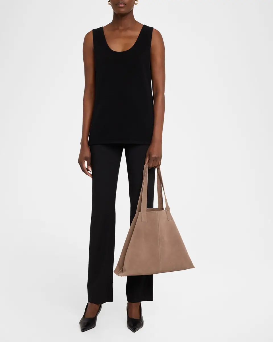 Akris Ai Large Slouchy Suede Tote Bag | Thumbnail 5 Akris Ai Large Slouchy Suede Tote Bag | Thumbnail 5