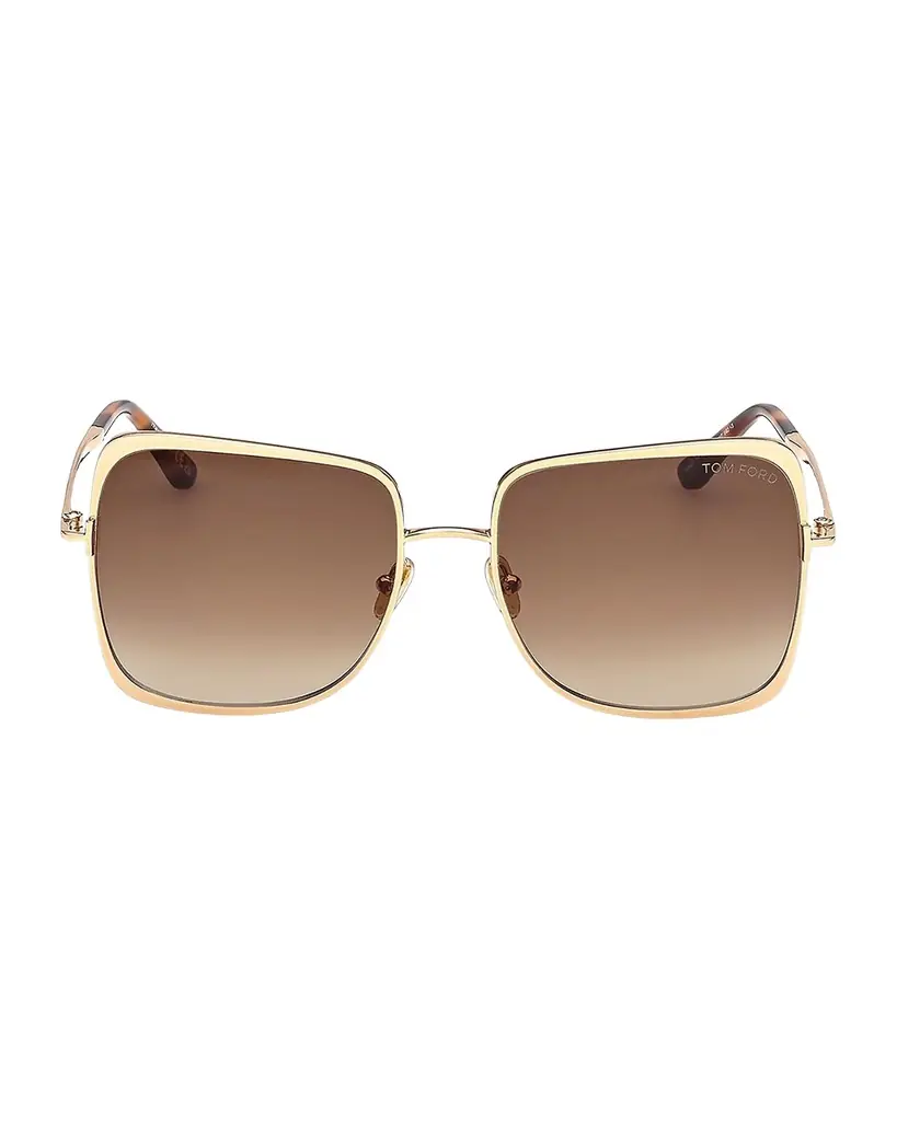 Tara 57mm Metal Square Sunglasses Tara 57mm Metal Square Sunglasses