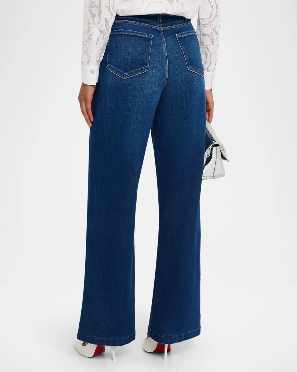 L'Agence Scottie High-Rise Wide-Leg Jeans | Thumbnail 3