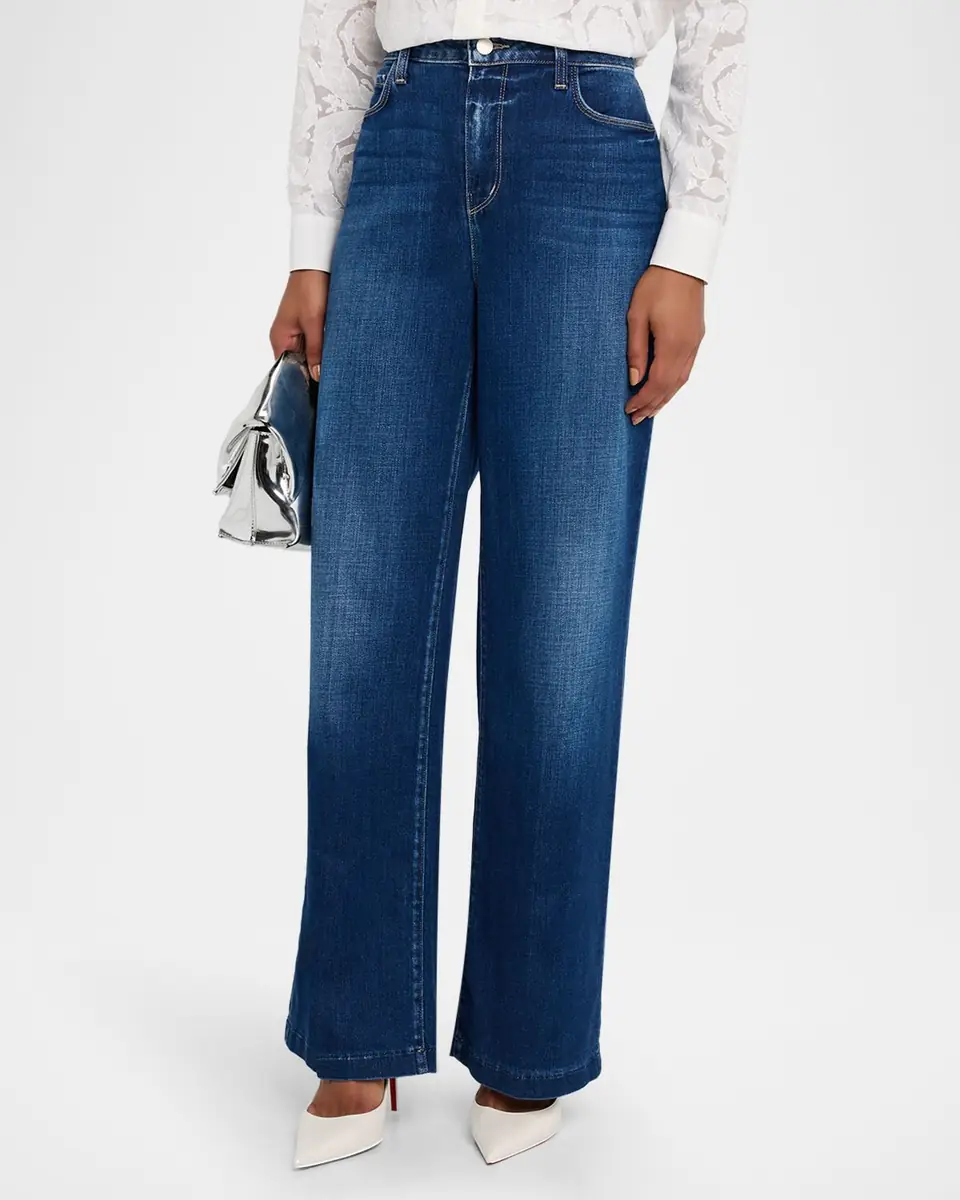 L'Agence Scottie High-Rise Wide-Leg Jeans | Thumbnail 4