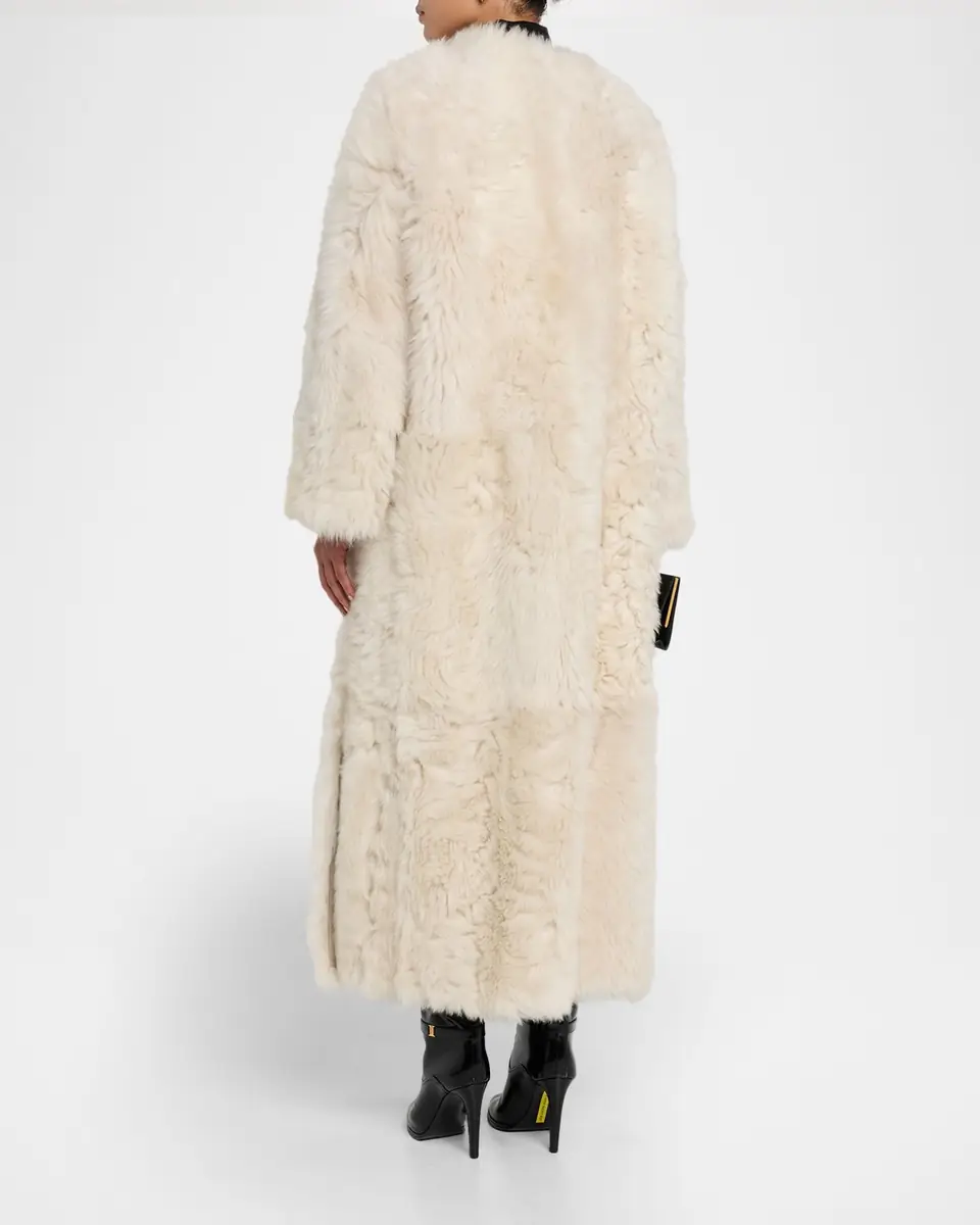 Yves Salomon Long Toscana Lamb Shearling Coat | Thumbnail 3 Yves Salomon Long Toscana Lamb Shearling Coat | Thumbnail 3