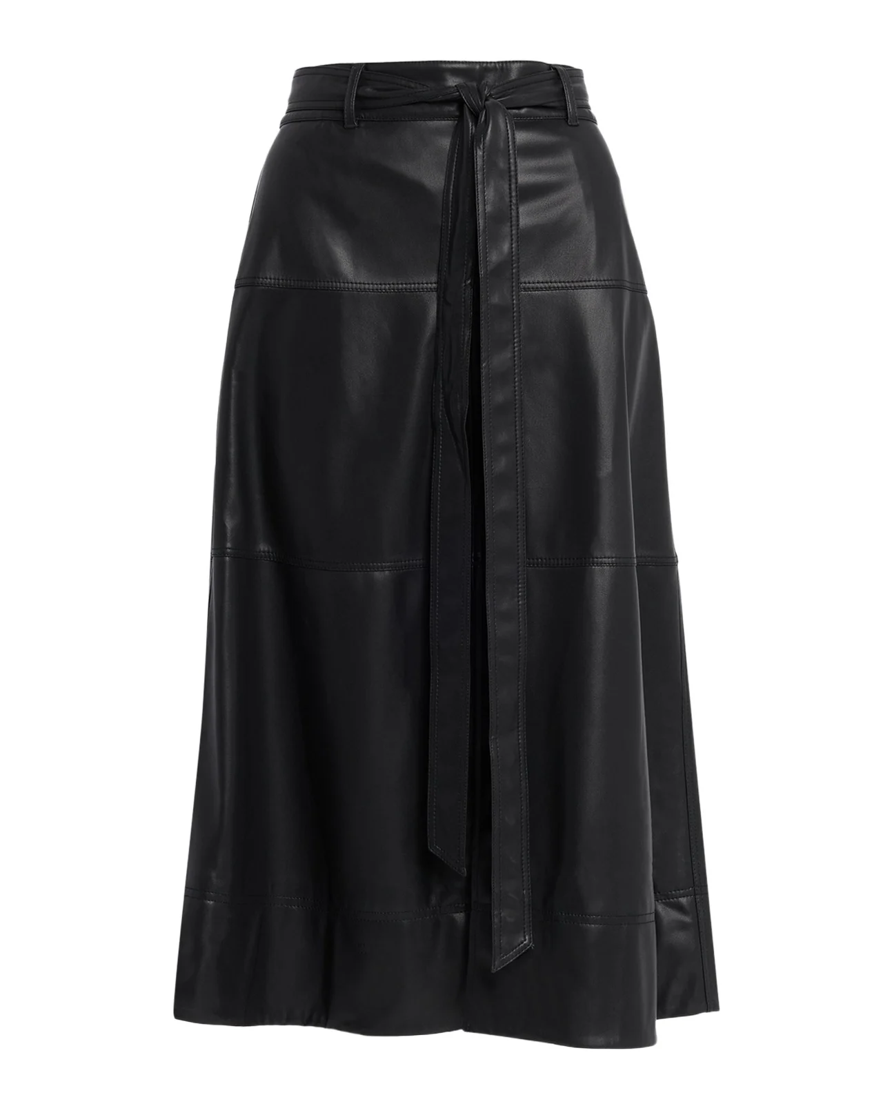 Hudley Vegan Leather Midi Skirt Hudley Vegan Leather Midi Skirt