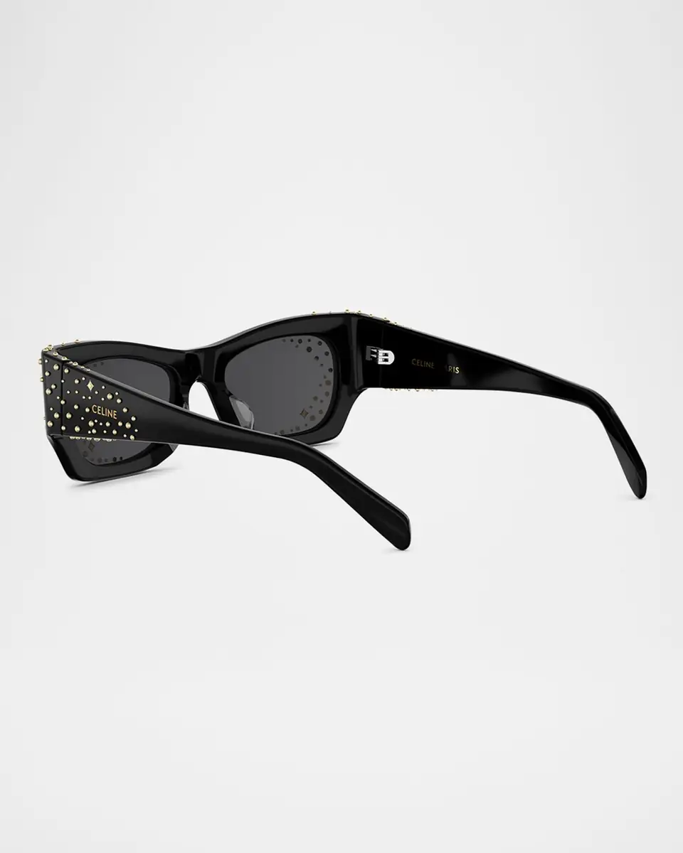 Celine Embellished Acetate Cat-Eye Sunglasses | Thumbnail 2 Celine Embellished Acetate Cat-Eye Sunglasses | Thumbnail 2
