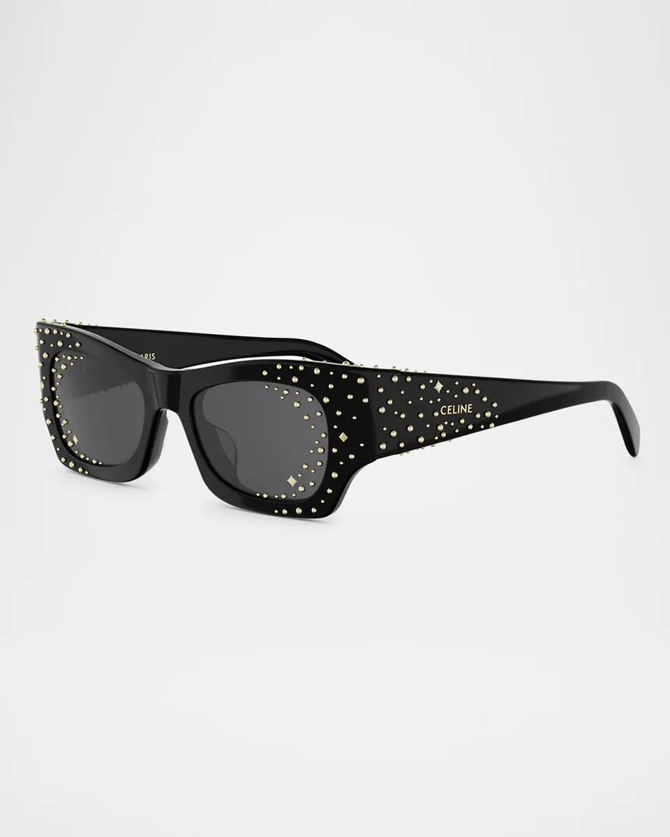 Celine Embellished Acetate Cat-Eye Sunglasses | Thumbnail 3 Celine Embellished Acetate Cat-Eye Sunglasses | Thumbnail 3