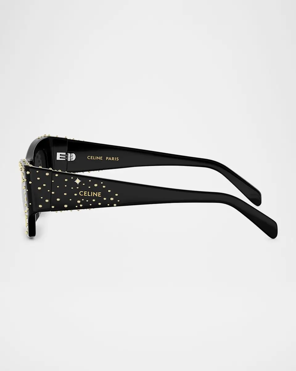Celine Embellished Acetate Cat-Eye Sunglasses | Thumbnail 4 Celine Embellished Acetate Cat-Eye Sunglasses | Thumbnail 4
