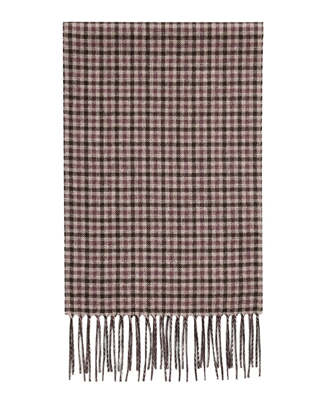 Men's Iperico Windowpane to Gingham Silk and Cashmere Scarf Men's Iperico Windowpane to Gingham Silk and Cashmere Scarf