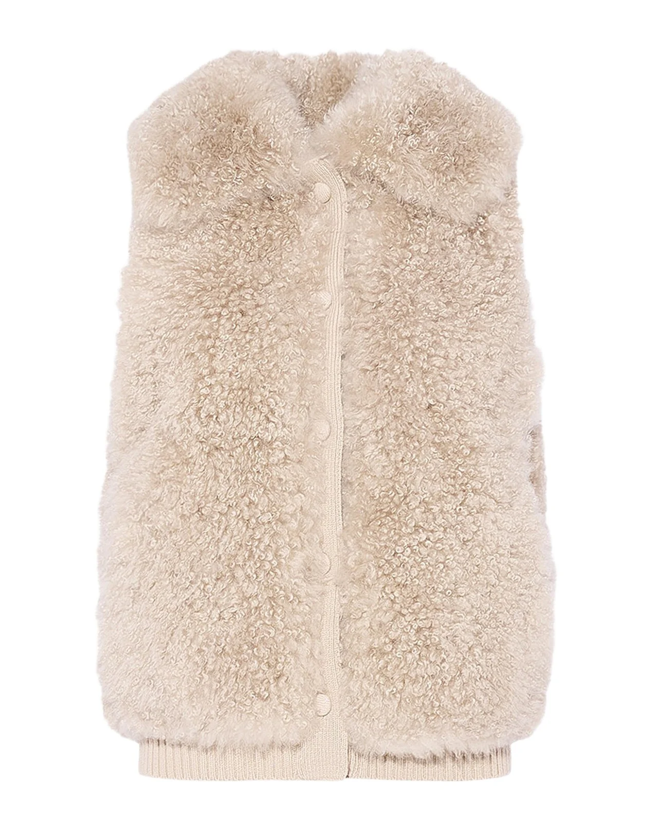 Curly Shearling Vest