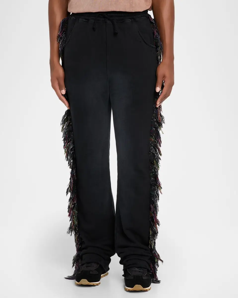 Alchemist Men's Atelier Fringe Joggers | Thumbnail 4 Alchemist Men's Atelier Fringe Joggers | Thumbnail 4