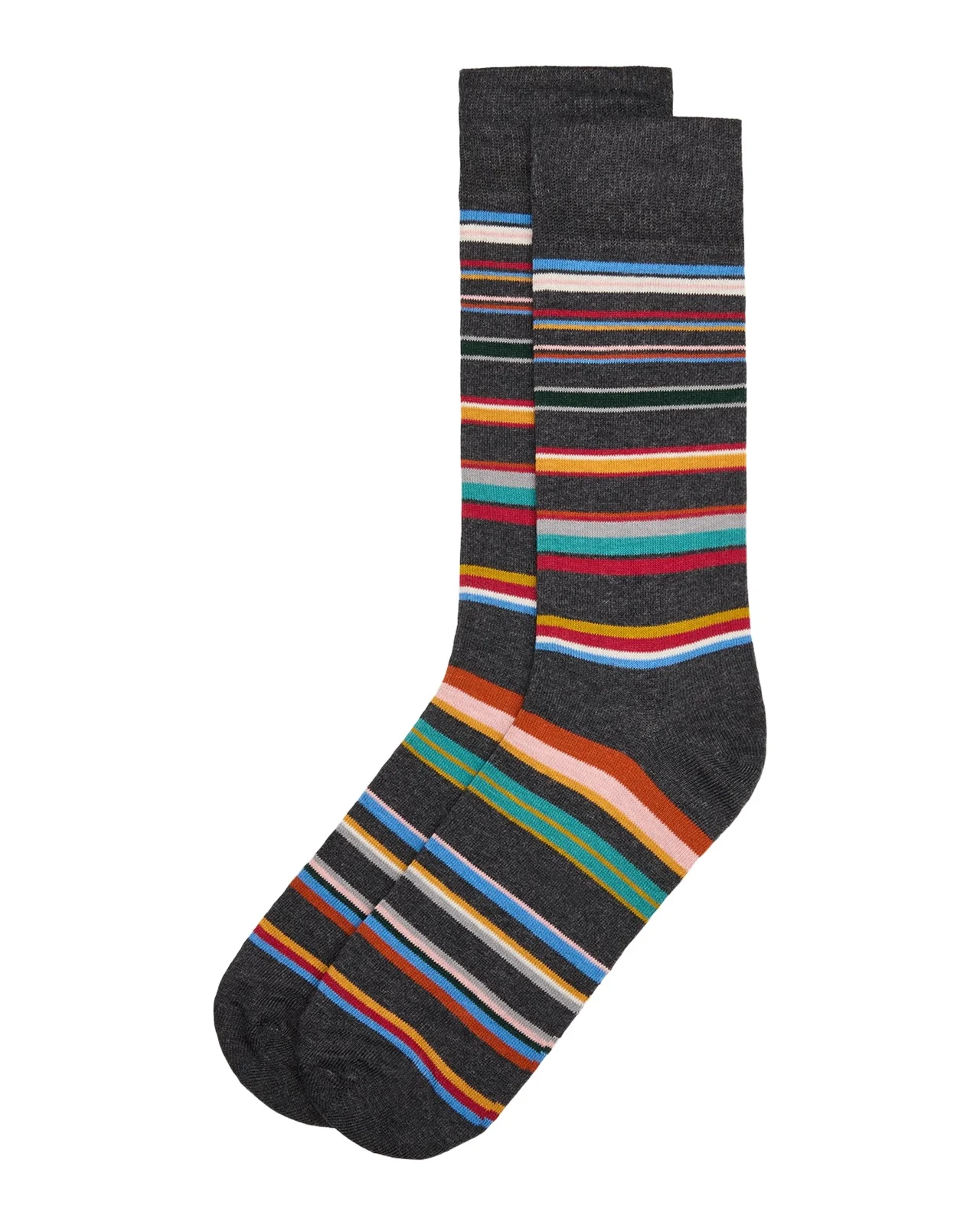 Paul Smith Men's Marek Color-Block Cotton Crew Socks