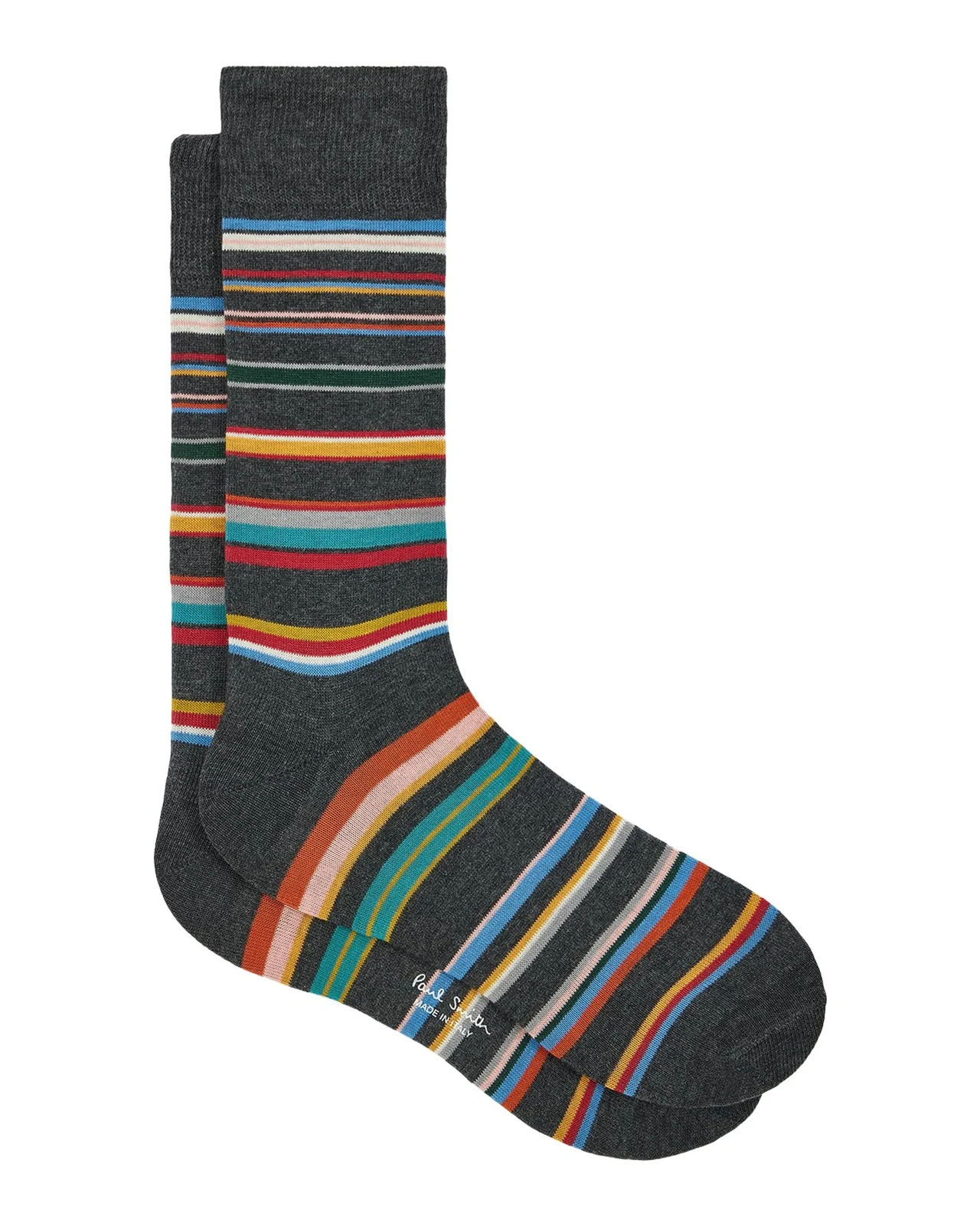 Men's Martin Signature Stripe Cotton Crew Socks Men's Martin Signature Stripe Cotton Crew Socks