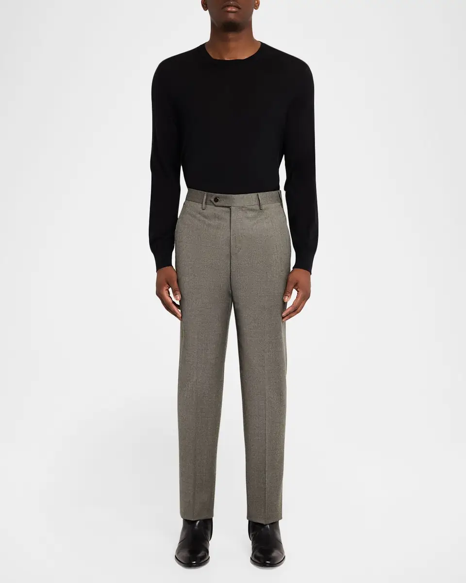 ZANELLA Men's Parker Wool Flannel Pants | Thumbnail 2 ZANELLA Men's Parker Wool Flannel Pants | Thumbnail 2