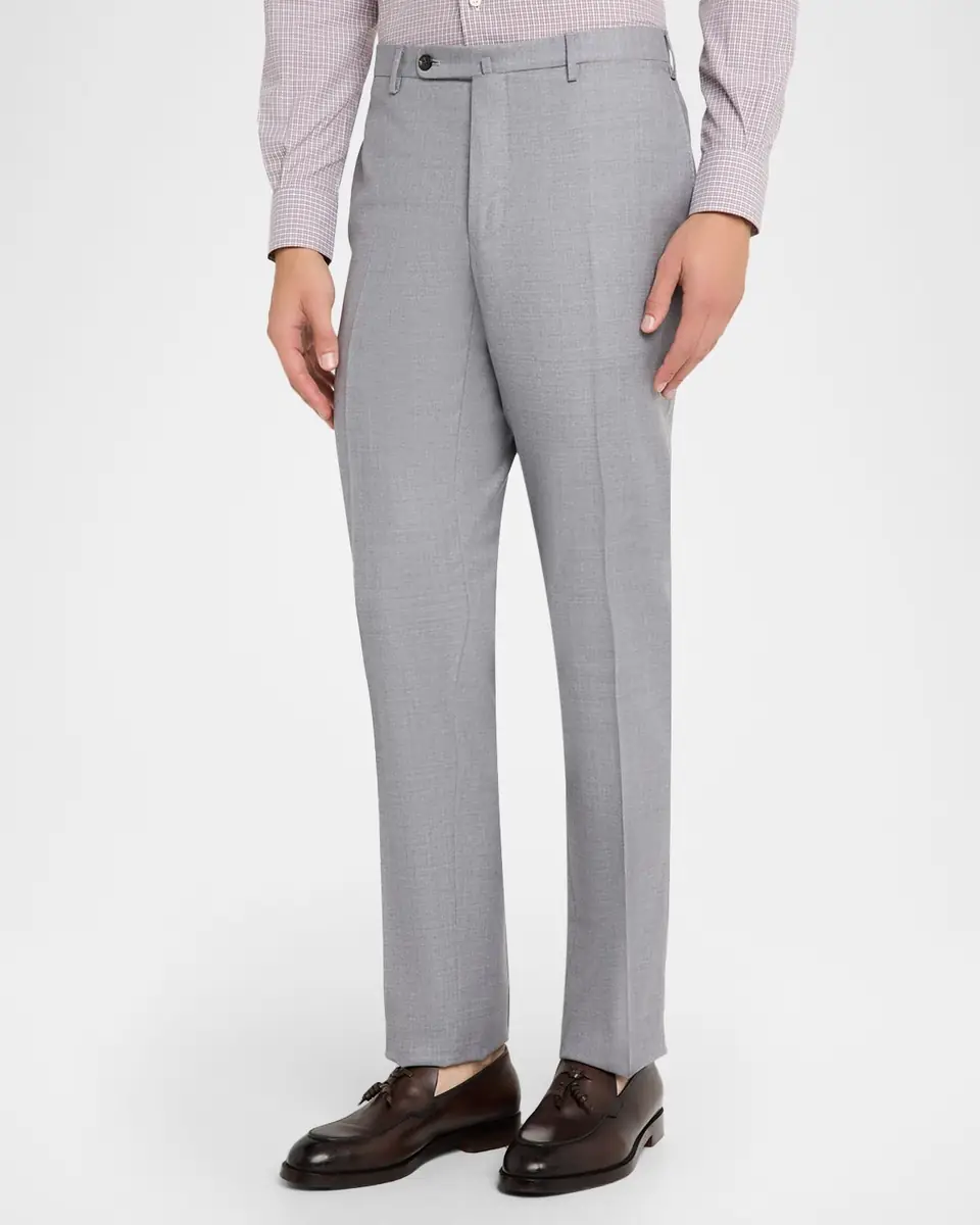 Incotex Men's Super 120s Wool Dress Pants | Thumbnail 4 Incotex Men's Super 120s Wool Dress Pants | Thumbnail 4