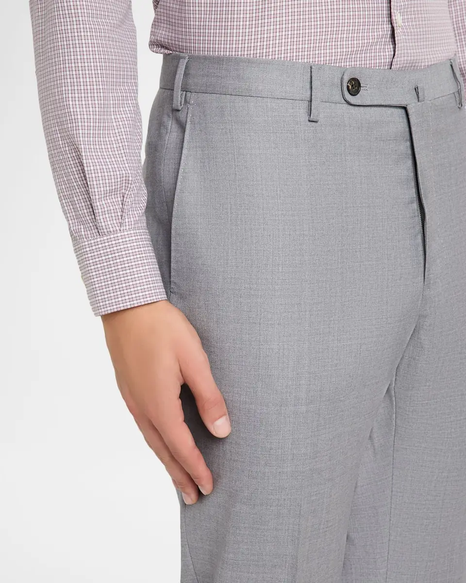 Incotex Men's Super 120s Wool Dress Pants | Thumbnail 5 Incotex Men's Super 120s Wool Dress Pants | Thumbnail 5