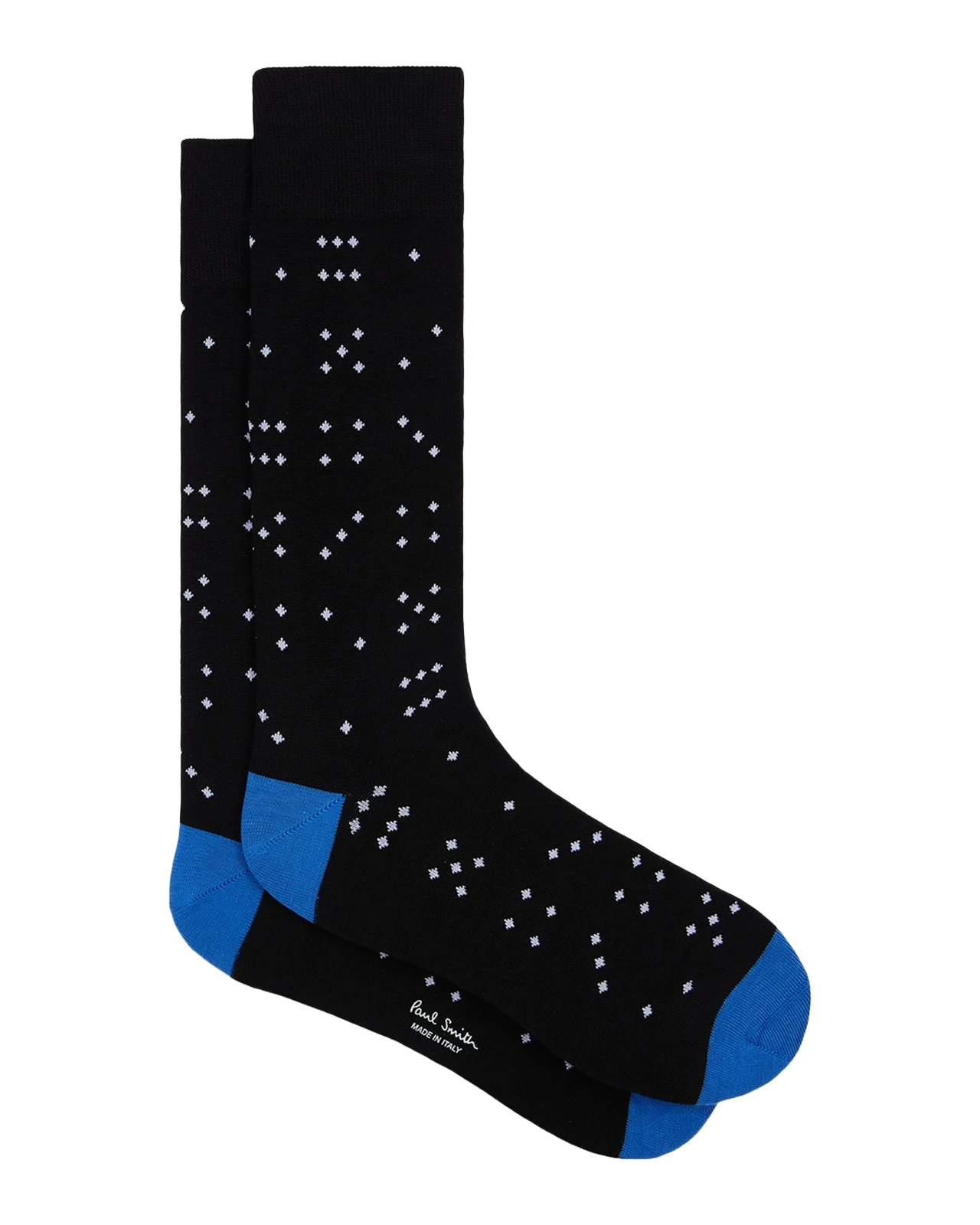 Paul Smith Men's Polka Dot Dice Cotton Crew Socks