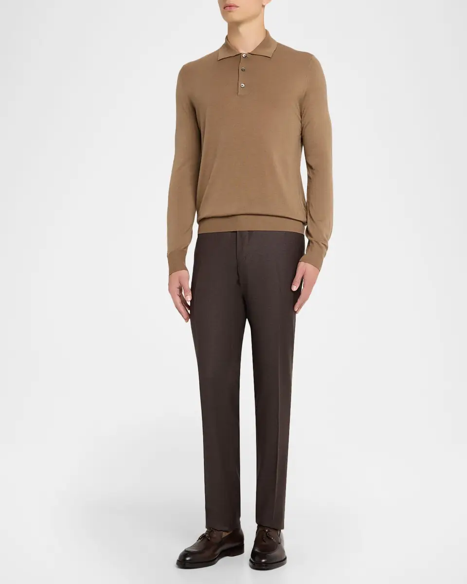 Incotex Men's Super 100s Wool Dress Pants | Thumbnail 2 Incotex Men's Super 100s Wool Dress Pants | Thumbnail 2
