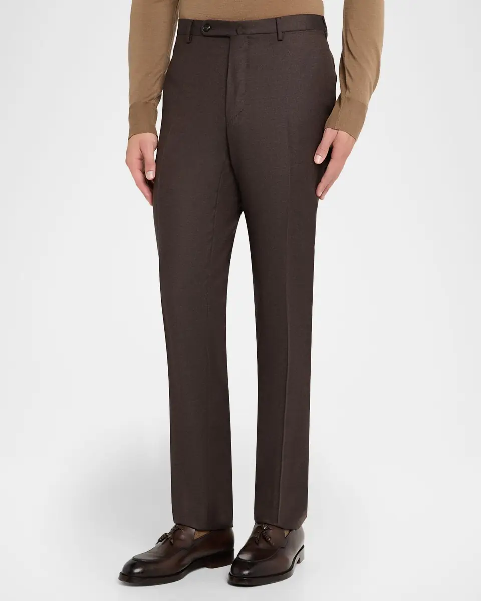 Incotex Men's Super 100s Wool Dress Pants | Thumbnail 4 Incotex Men's Super 100s Wool Dress Pants | Thumbnail 4