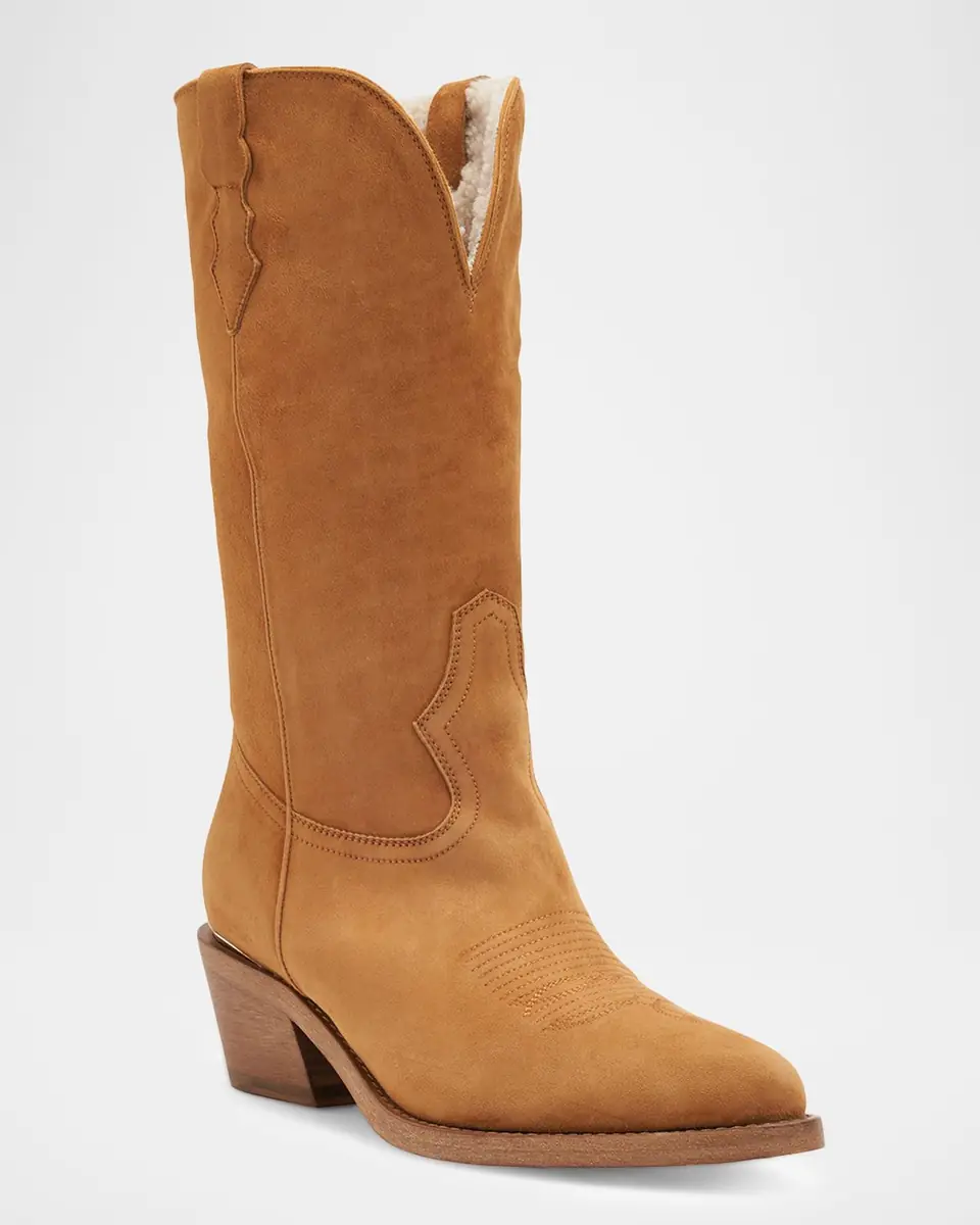 Partlow Forest Shearling-Lined Suede Cowboy Boots | Thumbnail 6 Partlow Forest Shearling-Lined Suede Cowboy Boots | Thumbnail 6