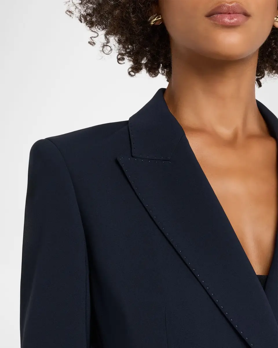 Lafayette 148 New York x The Morning Show Double-Breasted Pick Stitch Blazer | Thumbnail 4 Lafayette 148 New York x The Morning Show Double-Breasted Pick Stitch Blazer | Thumbnail 4