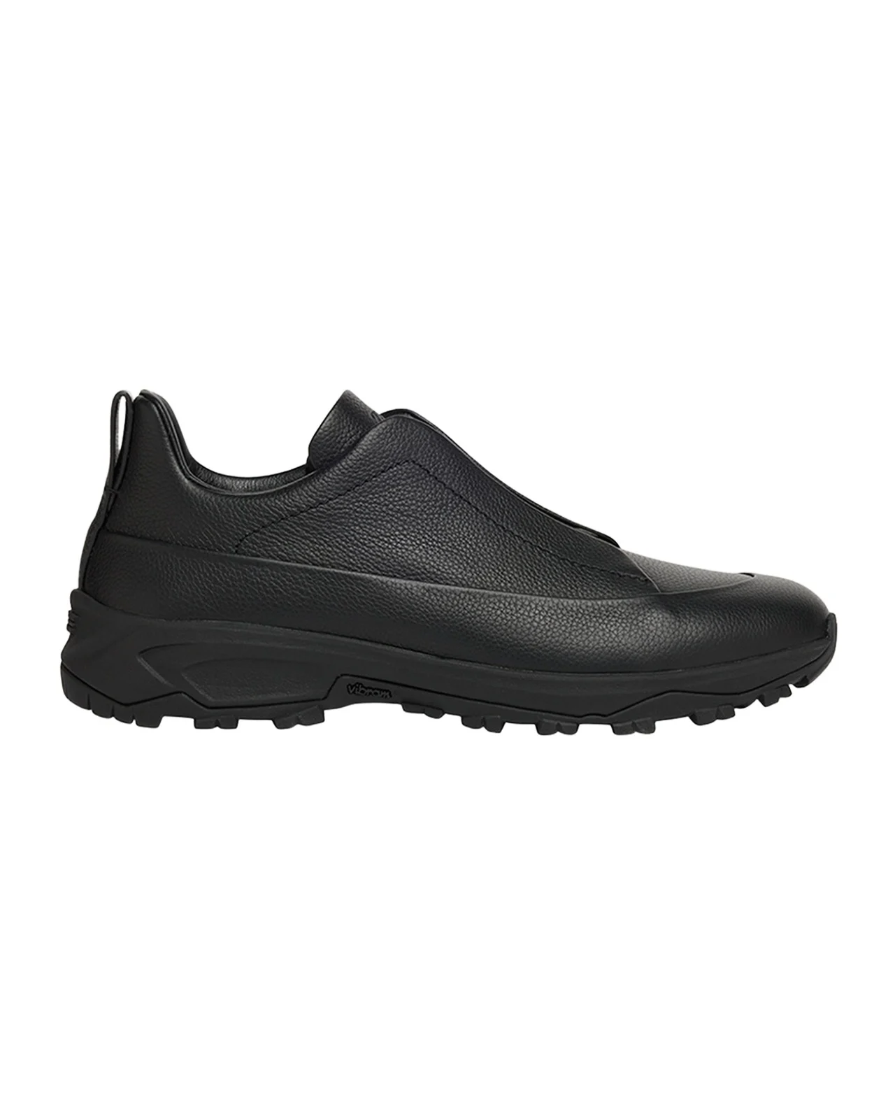 Men's Triple Stitch Monte Grained Leather Slip-On Sneakers Men's Triple Stitch Monte Grained Leather Slip-On Sneakers
