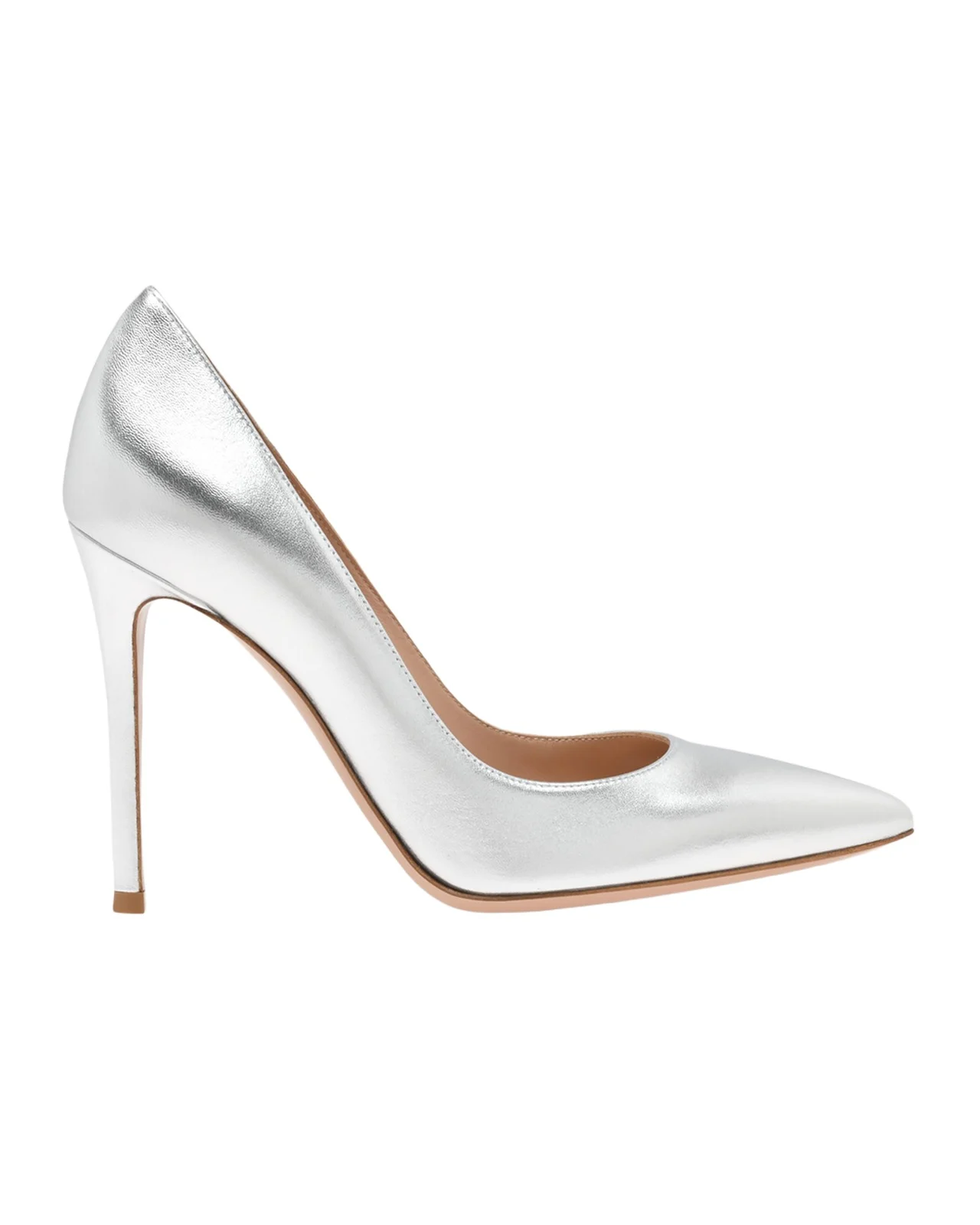 105mm Gianvito Metallic Leather Pumps 105mm Gianvito Metallic Leather Pumps