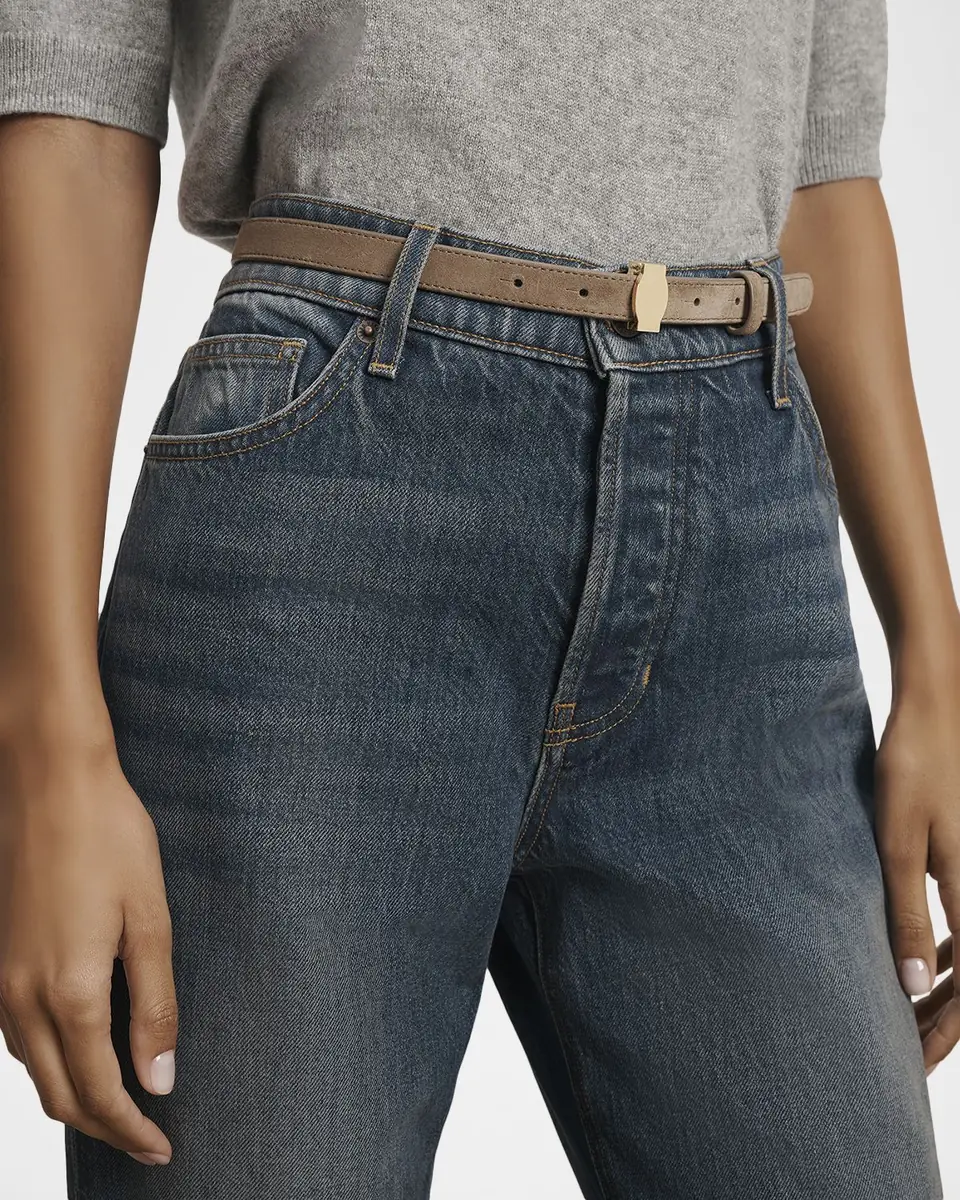 Veronica Beard Dash Suede Belt | Thumbnail 2