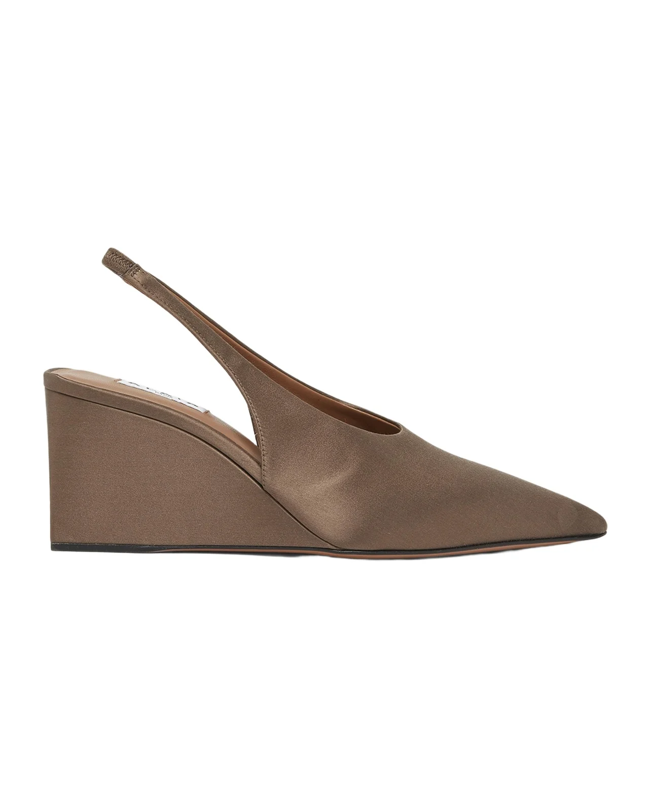 75mm Satin Slingback Wedges 75mm Satin Slingback Wedges